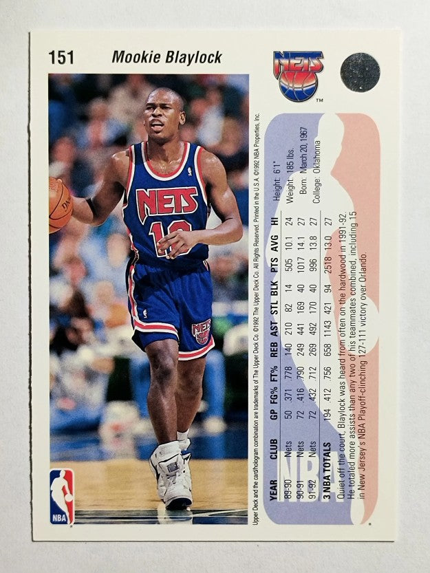 1992-93 Upper Deck #151 Mookie Blaylock