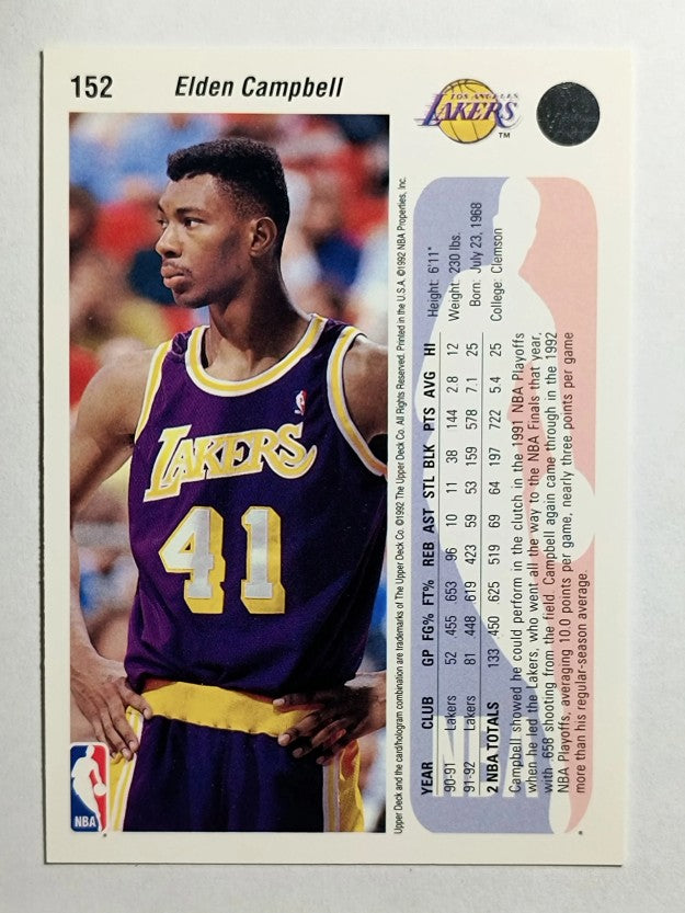 1992-93 Upper Deck #152 Elden Campbell