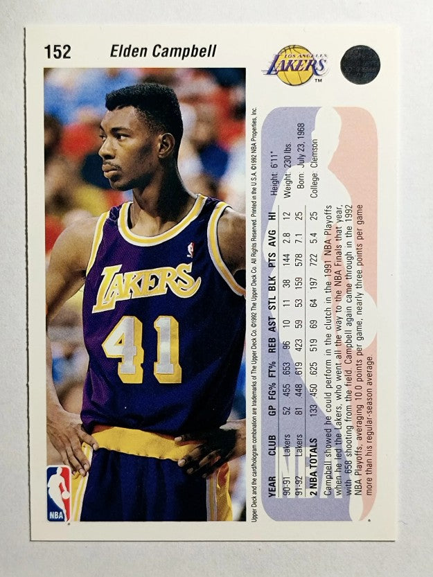 1992-93 Upper Deck #152 Elden Campbell
