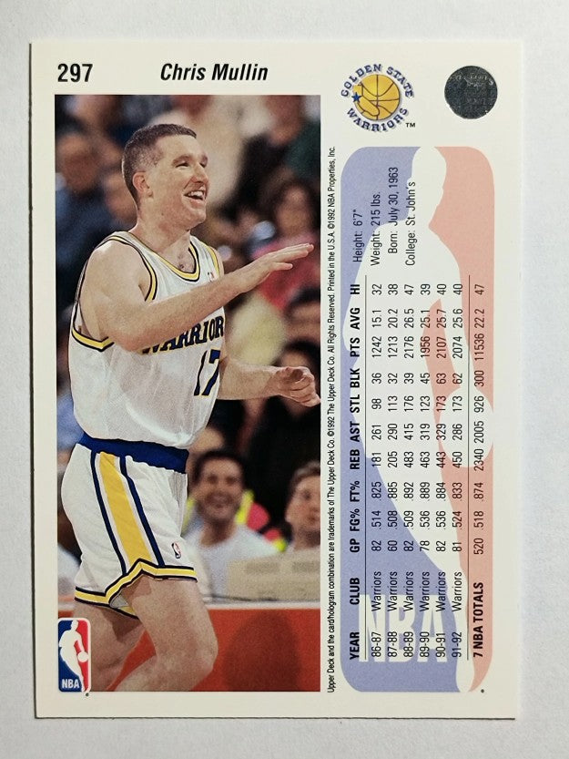 1992-93 Upper Deck #297 Chris Mullin