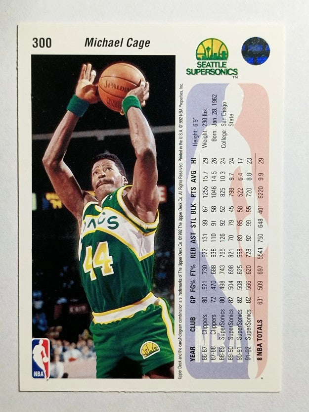 1992-93 Upper Deck #300 Michael Cage