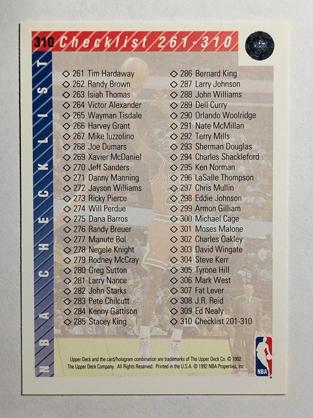 1992-93 Upper Deck #310 Michael Jordan CL