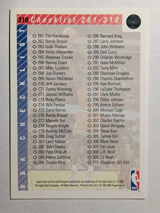 1992-93 Upper Deck #310 Michael Jordan CL