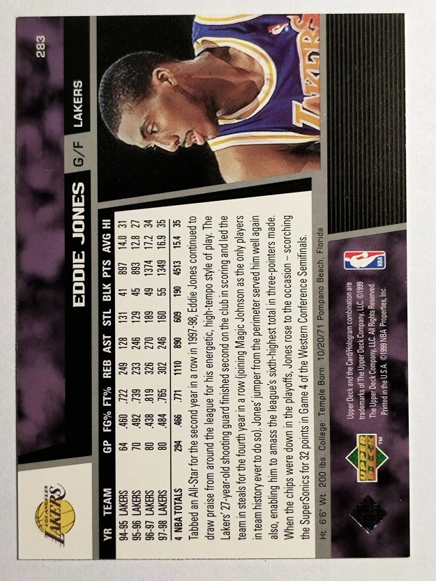 1998-99 Upper Deck #283 Eddie Jones