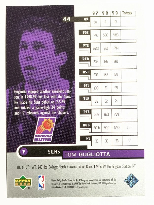 1999-00 Upper Deck HoloGrFX #44 Tom Gugliotta