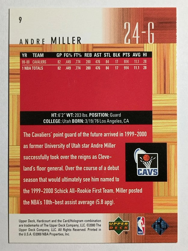 2000-01 Upper Deck Hardcourt #9 Andre Miller