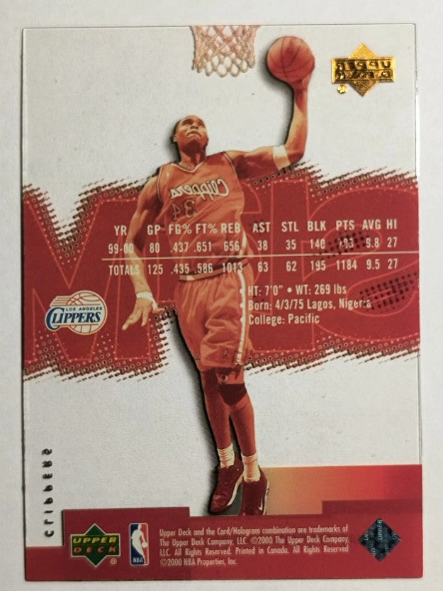 2000-01 Upper Deck Slam #25 Michael Olowokandi