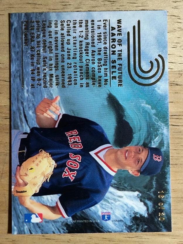 1993 Flair Wave of the Future #16 Aaron Sele