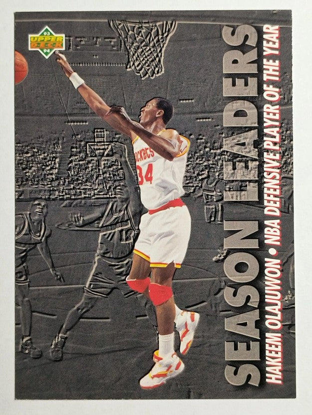 1993-94 Upper Deck #176 Hakeem Olajuwon SL (NM)