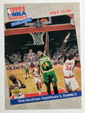 1993-94 Upper Deck #189 Sam Perkins/Hakeem Olajuwon PO (NM)