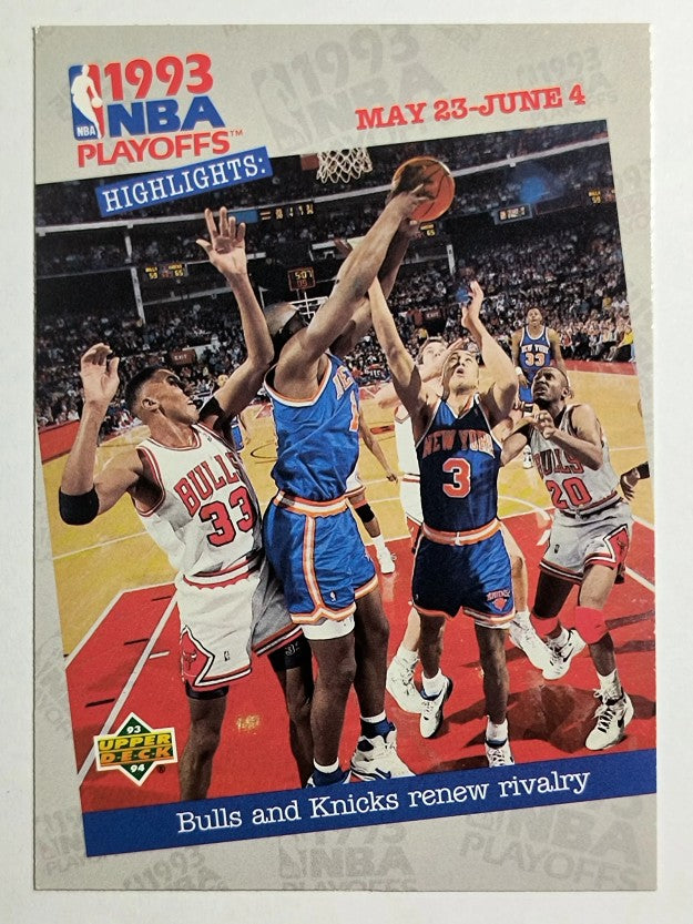 1993-94 Upper Deck #196 John Starks/Scottie Pippen PO (NM)