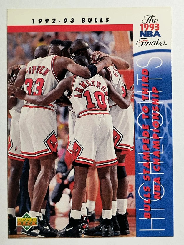 1993-94 Upper Deck #208 1992-93 Bulls FIN