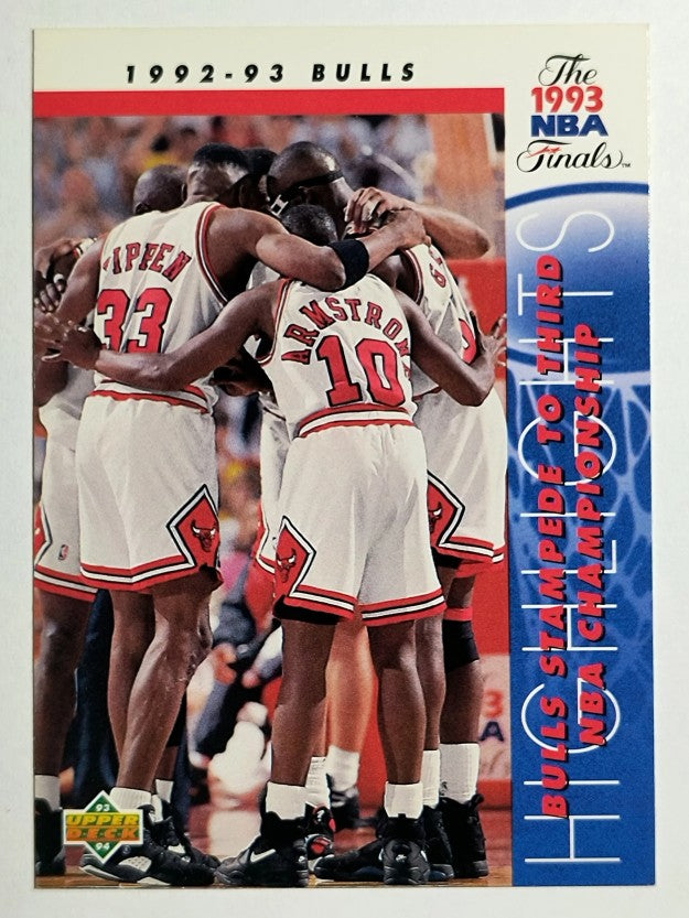 1993-94 Upper Deck #208 1992-93 Bulls FIN