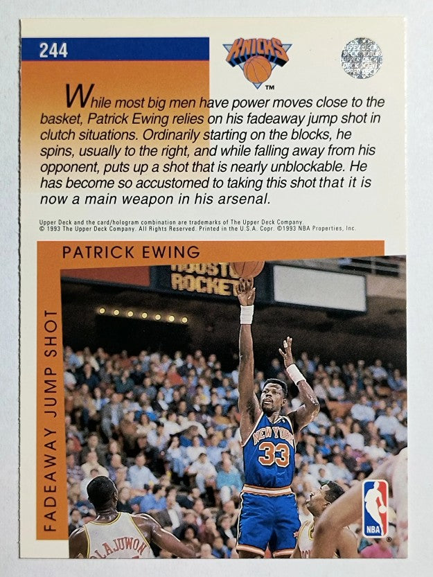 1993-94 Upper Deck #244 Patrick Ewing SM
