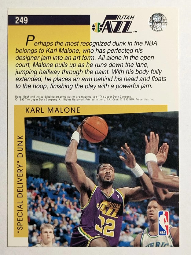 1993-94 Upper Deck #249 Karl Malone SM