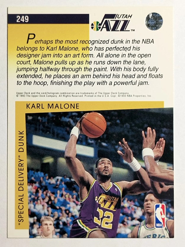 1993-94 Upper Deck #249 Karl Malone SM