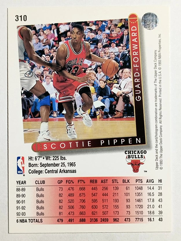 1993-94 Upper Deck #310 Scottie Pippen