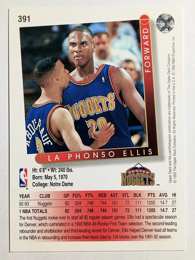 1993-94 Upper Deck #391 LaPhonso Ellis