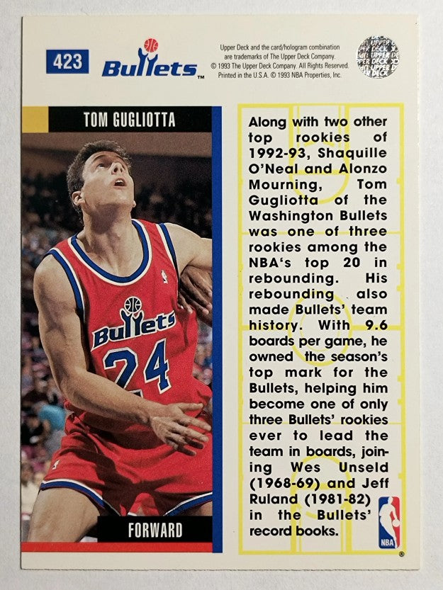 1993-94 Upper Deck #423 Tom Gugliotta EB