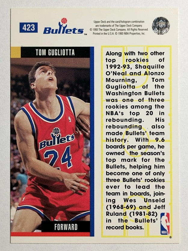 1993-94 Upper Deck #423 Tom Gugliotta EB