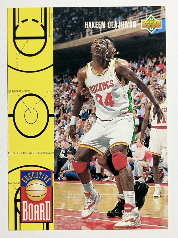 1993-94 Upper Deck #425 Hakeem Olajuwon EB