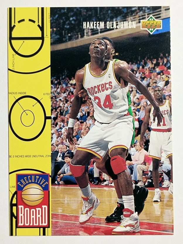 1993-94 Upper Deck #425 Hakeem Olajuwon EB (NM)