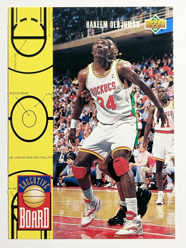 1993-94 Upper Deck #425 Hakeem Olajuwon EB (NM)
