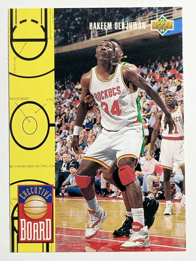 1993-94 Upper Deck #425 Hakeem Olajuwon EB (NM)