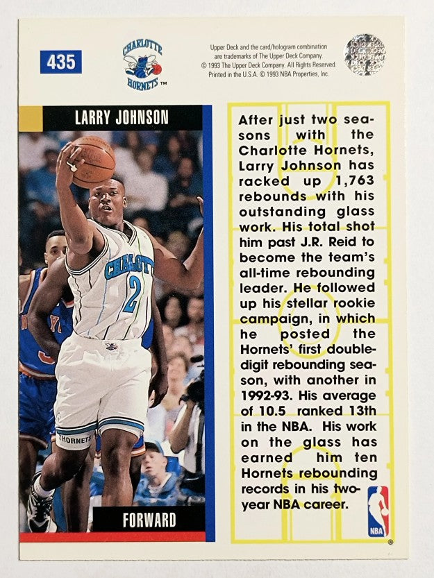 1993-94 Upper Deck #435 Larry Johnson EB
