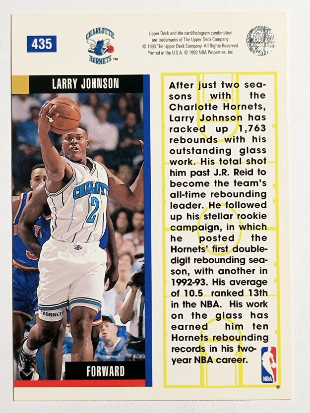 1993-94 Upper Deck #435 Larry Johnson EB