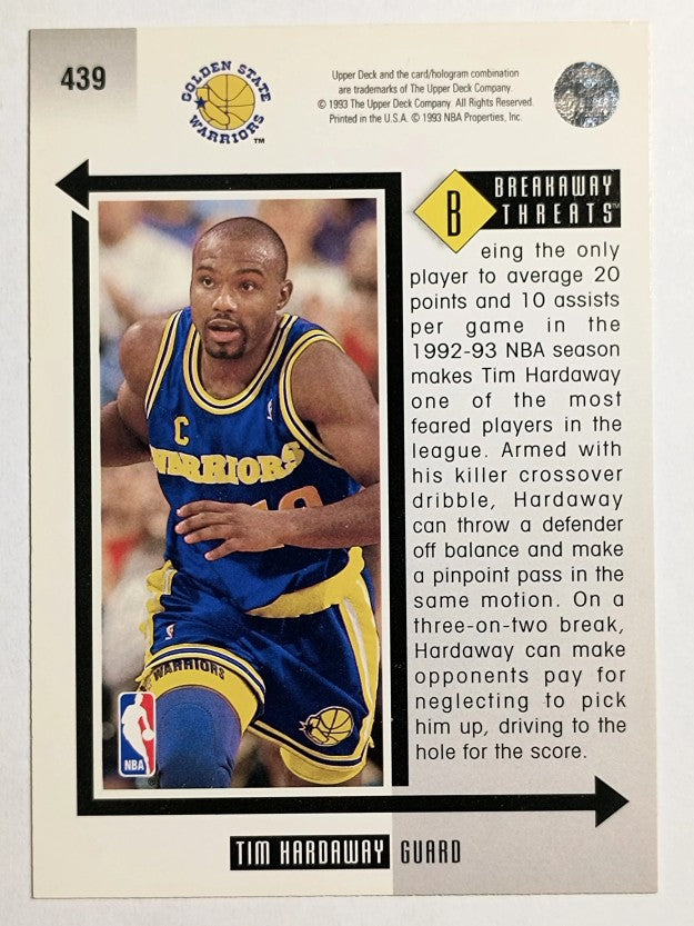 1993-94 Upper Deck #439 Tim Hardaway BT