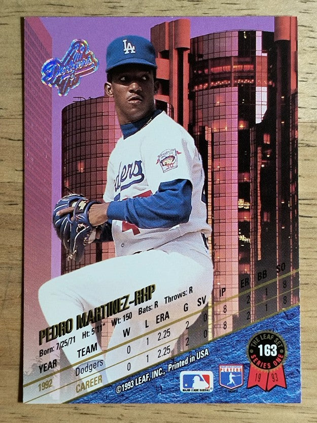 1993 Leaf #163 Pedro Martinez