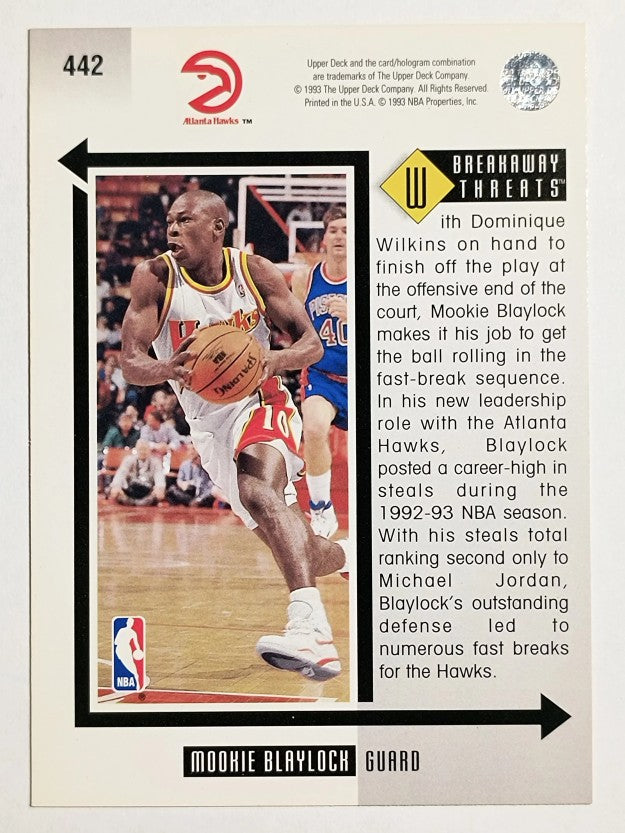 1993-94 Upper Deck #442 Mookie Blaylock BT