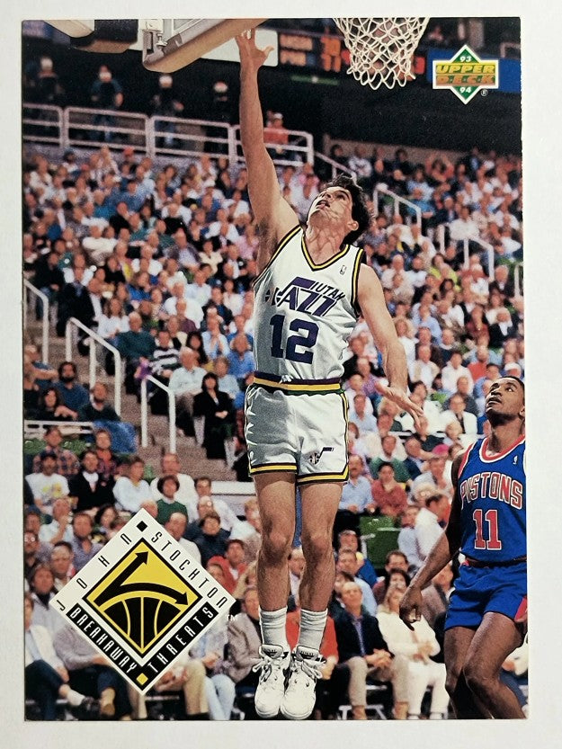 1993-94 Upper Deck #445 John Stockton BT (NM)