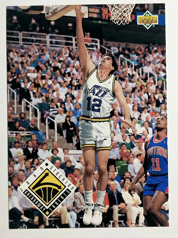 1993-94 Upper Deck #445 John Stockton BT (NM)