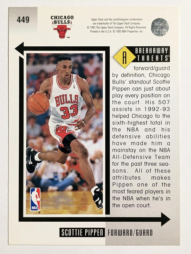 1993-94 Upper Deck #449 Scottie Pippen BT