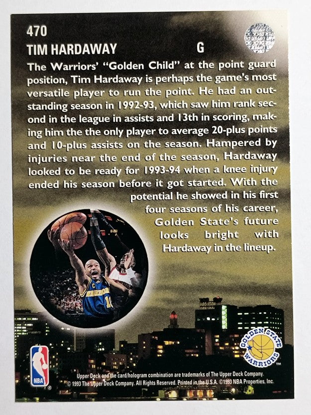 1993-94 Upper Deck #470 Tim Hardaway SL