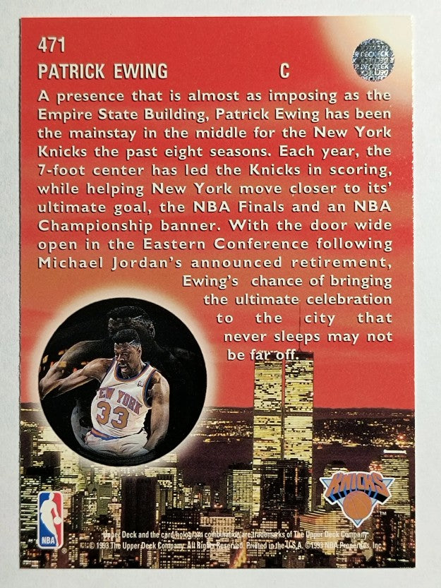 1993-94 Upper Deck #471 Patrick Ewing SKL