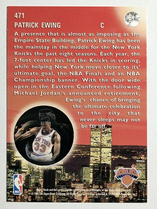 1993-94 Upper Deck #471 Patrick Ewing SKL