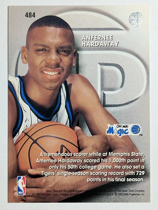 1993-94 Upper Deck #484 Anfernee Hardaway TP