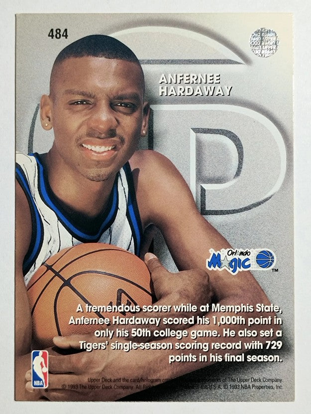1993-94 Upper Deck #484 Anfernee Hardaway TP (EX)
