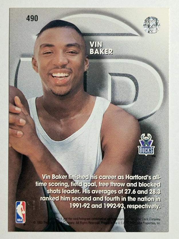 1993-94 Upper Deck #490 Vin Baker TP