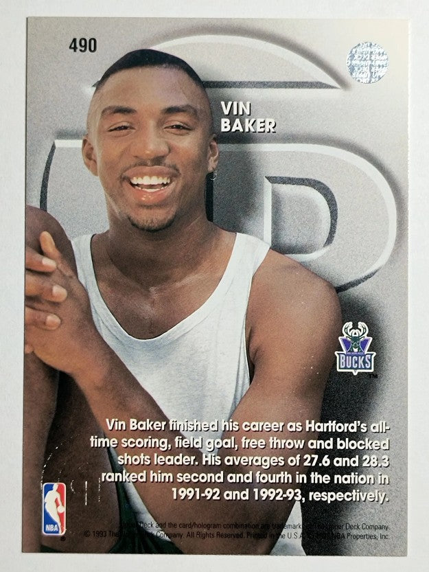 1993-94 Upper Deck #490 Vin Baker TP