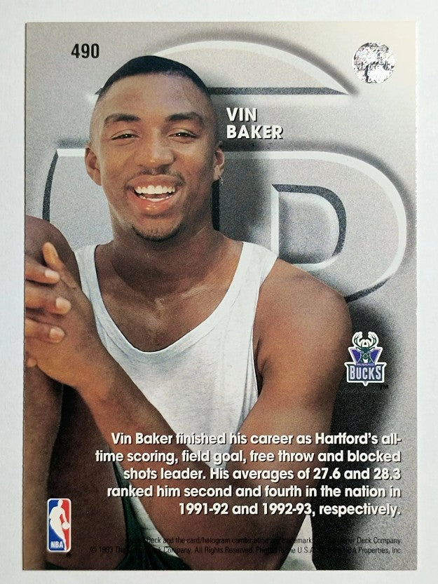 1993-94 Upper Deck #490 Vin Baker TP