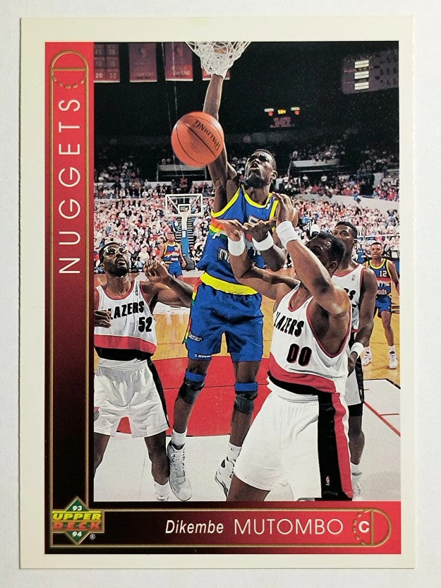 1993-94 Upper Deck International Spanish #55 Dikembe Mutombo