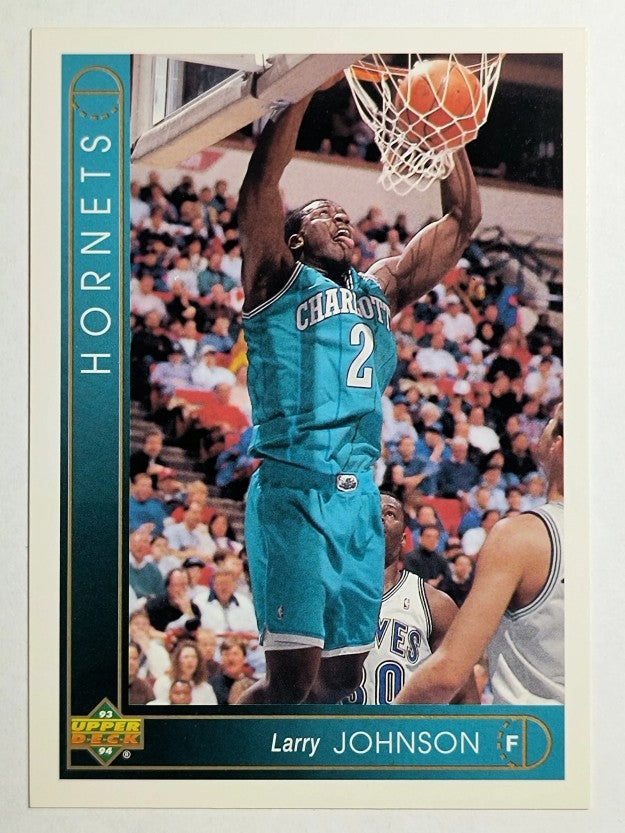 1993-94 Upper Deck International Spanish #80 Larry Johnson