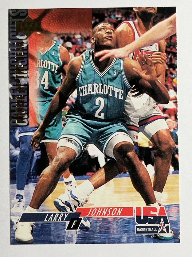 1994 Upper Deck USA #21 Larry Johnson/1992 Rookie Of The Year
