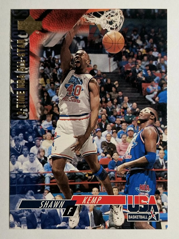 1994 Upper Deck USA #27 Shawn Kemp/2-Time NBA All-Star