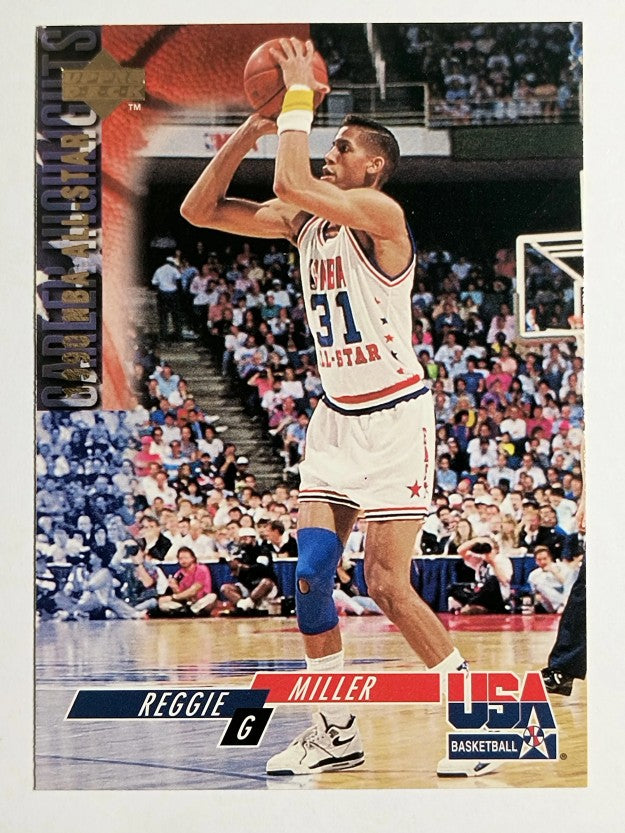 1994 Upper Deck USA #39 Reggie Miller/1990 NBA All-Star