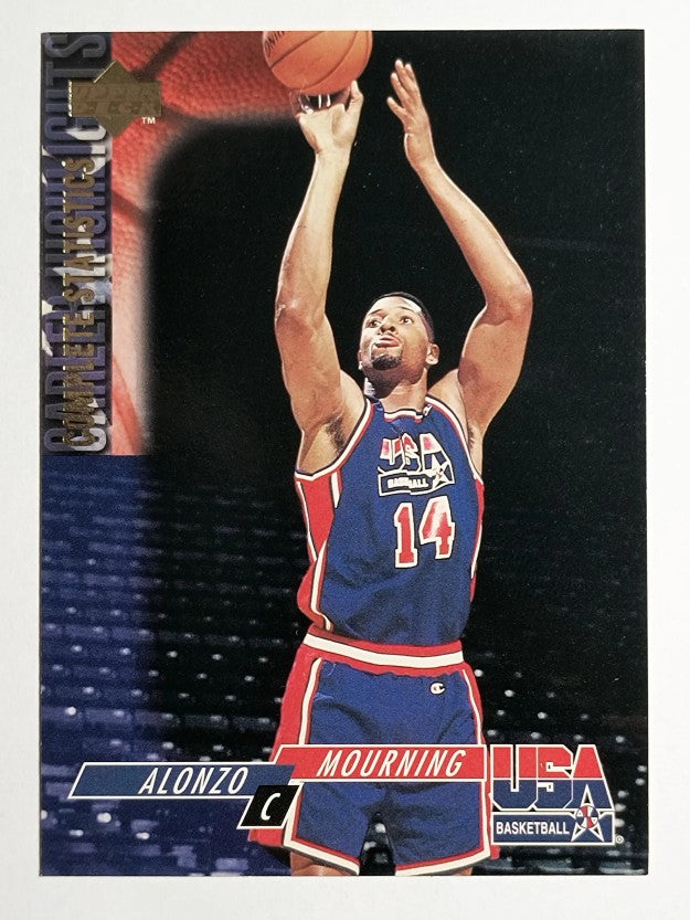 1994 Upper Deck USA #48 Alonzo Mourning/Career Statistics